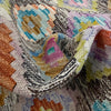 Hand Woven Wool Kelim 2' 1" x 5' 10" ft / 64 x 179 cm - No. Y39284