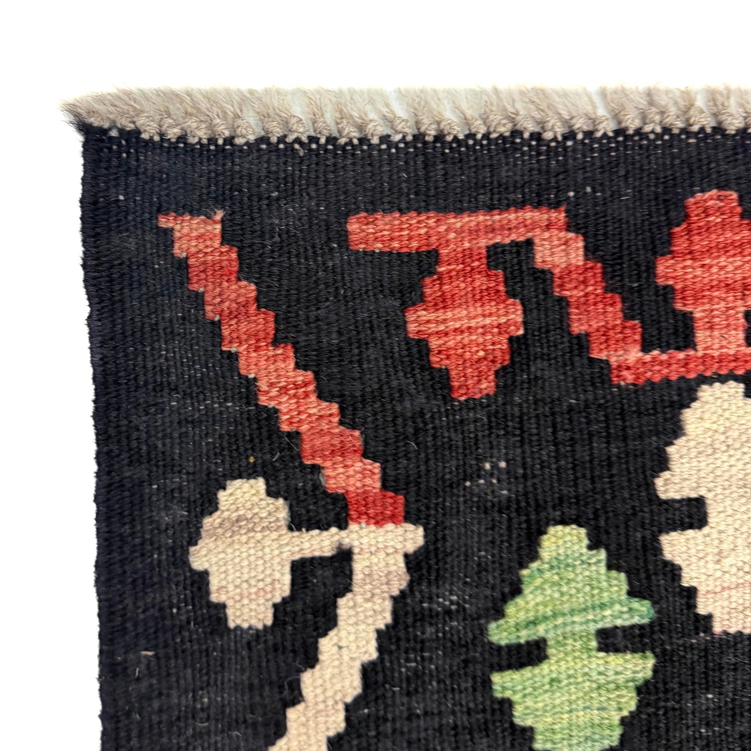 Handmade Afghan Vegetable Kilim 2' 9" x 5' 0" ft / 84 x 152 cm - No. Y39286