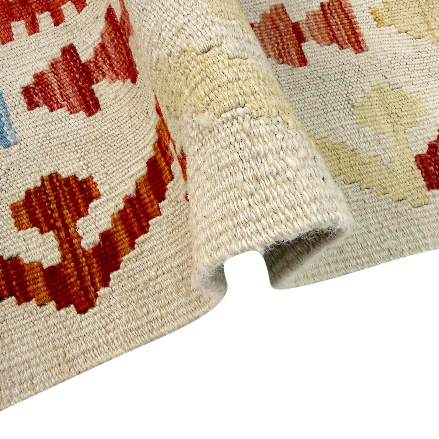 Hand Knotted Flatweave Kilim 3' 3" x 4' 11" ft / 99 x 149 cm - No. Y39287