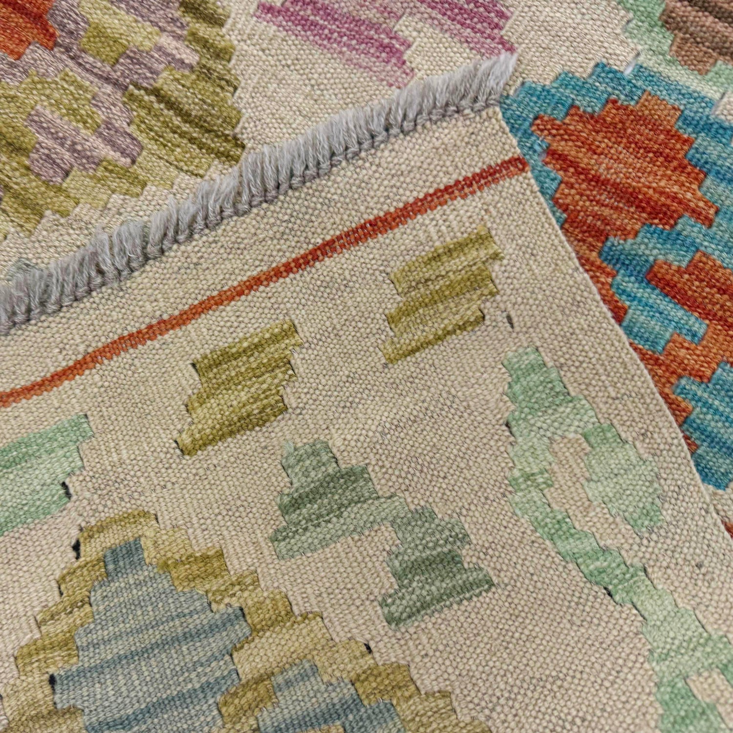 Handmade Vegetable Kelim Runner 2' 8" x 9' 6" ft / 81 x 290 cm - No. Y39291
