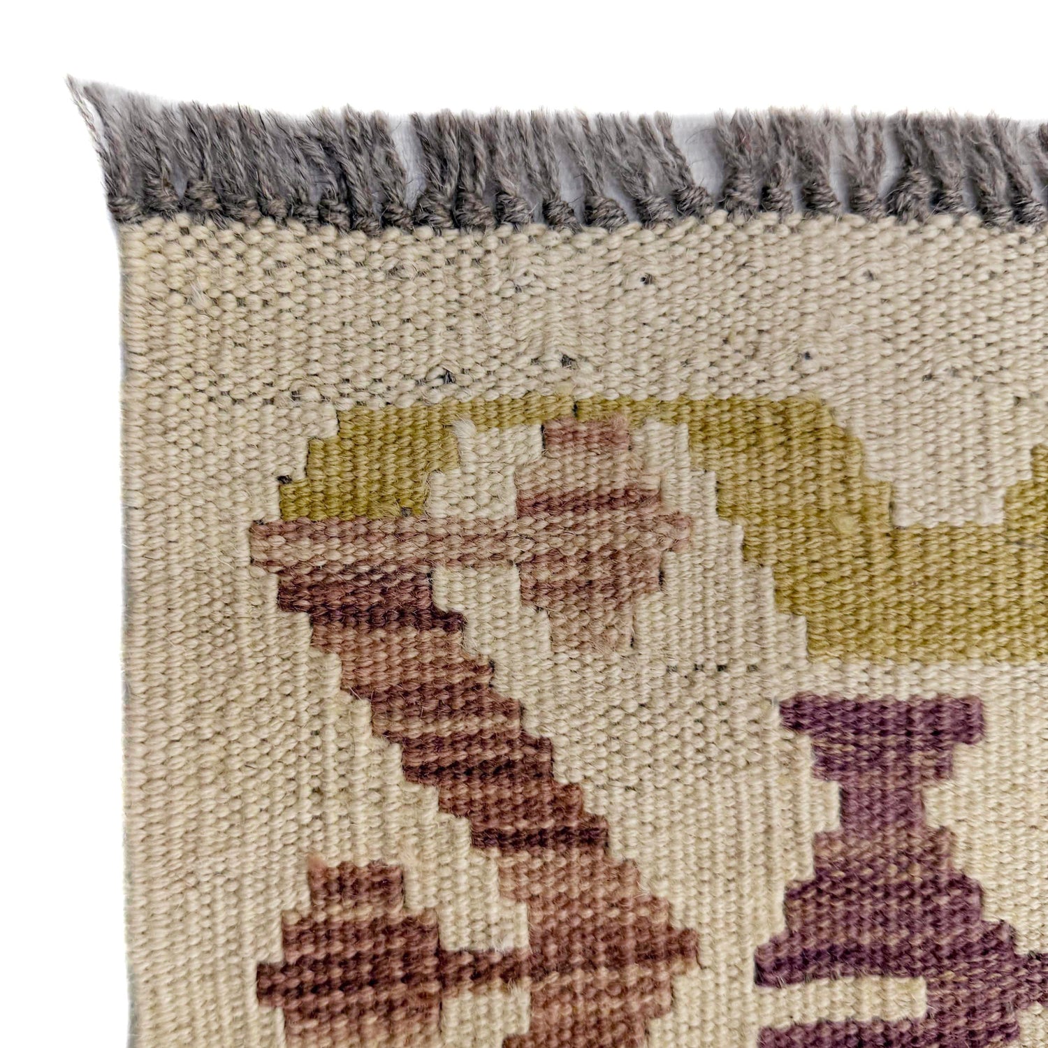 Hand Woven Wool Kelim 8' 2" x 9' 11" ft / 250 x 303 cm - No. Y39296