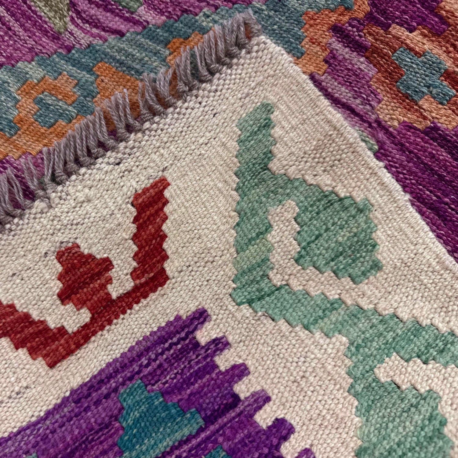 Large Size Chobi Kilim 8' 9" x 10' 2" ft / 267 x 309 cm - No. Y39302