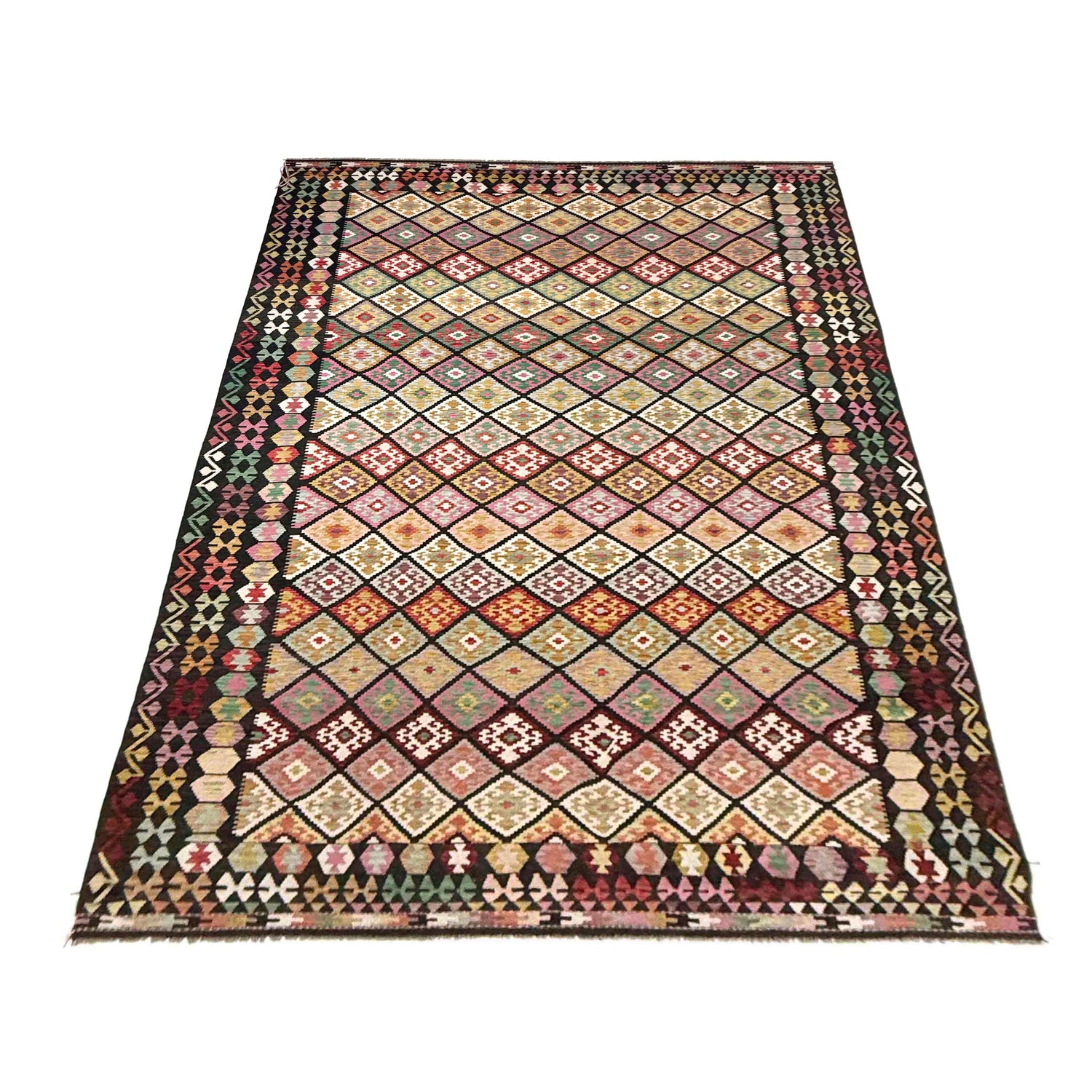 Handmade Vegetable Kilim 9' 9" x 16' 6" ft / 298 x 502 cm - No. Y39307