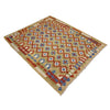 Handmade Turkish Design Wool Kilim 6' 0" x 8' 0" ft / 182 x 245 cm - No. Y39311