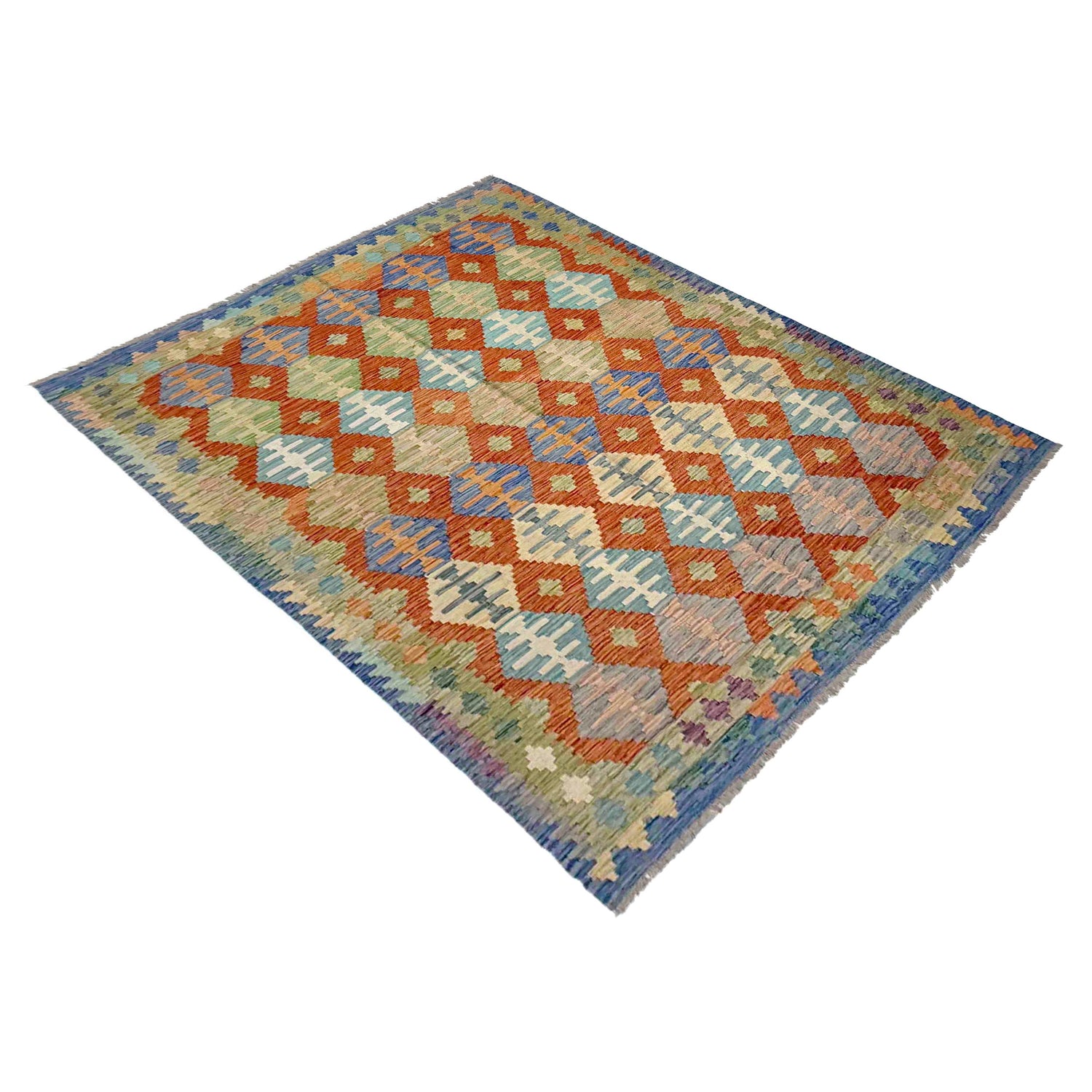 Medium Size Chobi Kilim 5' 11" x 7' 9" ft / 181 x 236 cm - No. Y39312