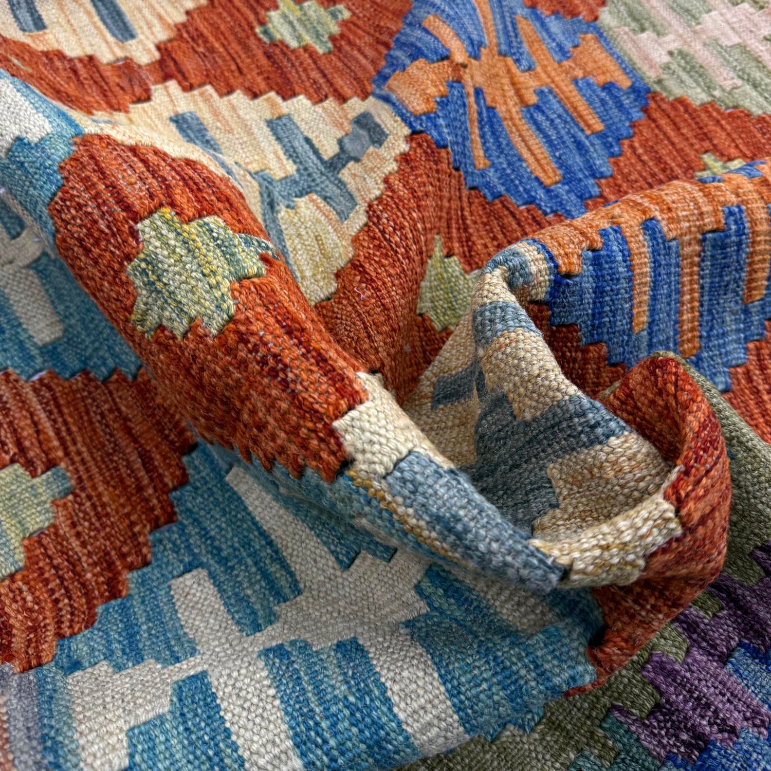 Medium Size Chobi Kilim 5' 11" x 7' 9" ft / 181 x 236 cm - No. Y39312
