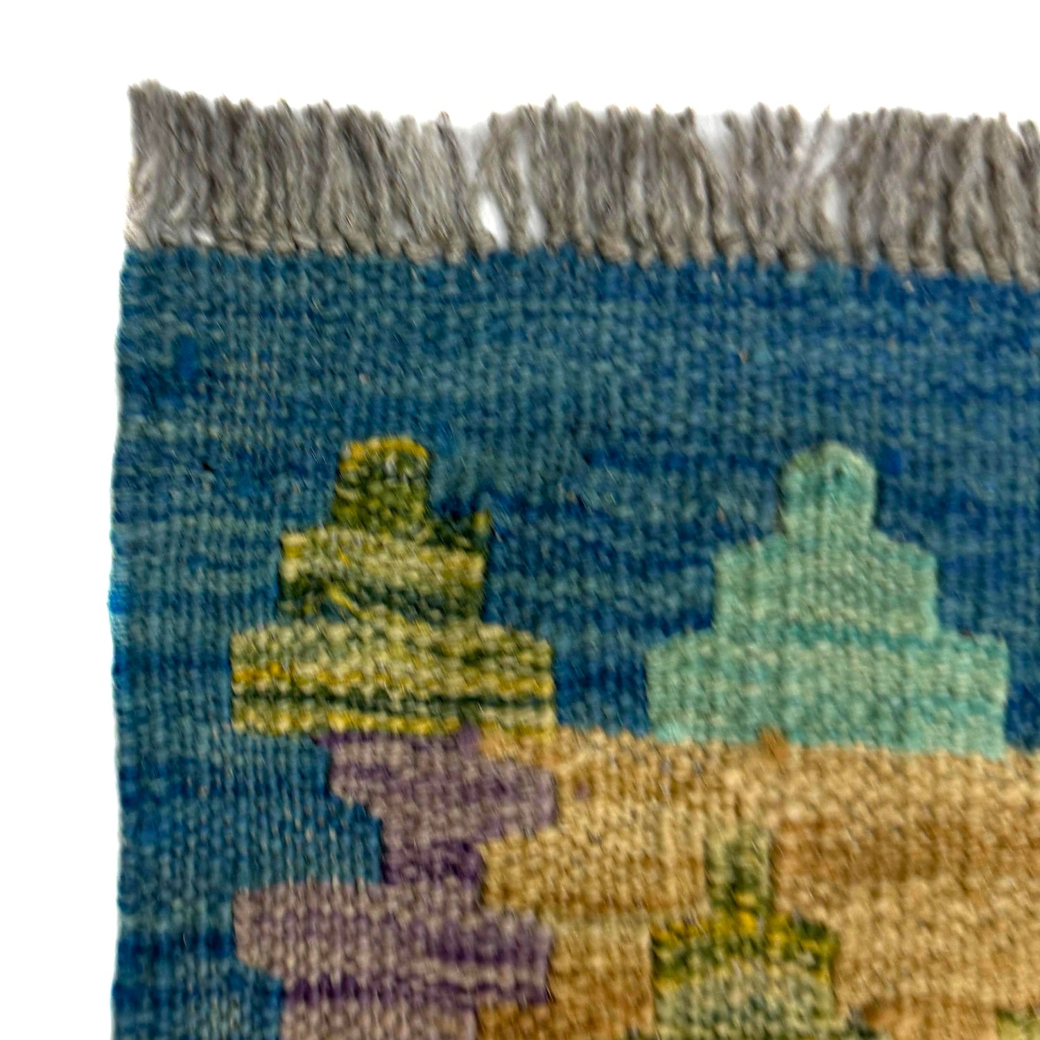 Hand Knotted Flatweave Kilim 5' 8" x 7' 8" ft / 173 x 234 cm - No. Y39313