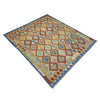 Handmade Afghan Vegetable Kilim 5' 11" x 7' 9" ft / 180 x 236 cm - No. Y39315