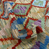 Handmade Afghan Vegetable Kilim 5' 11" x 7' 9" ft / 180 x 236 cm - No. Y39315