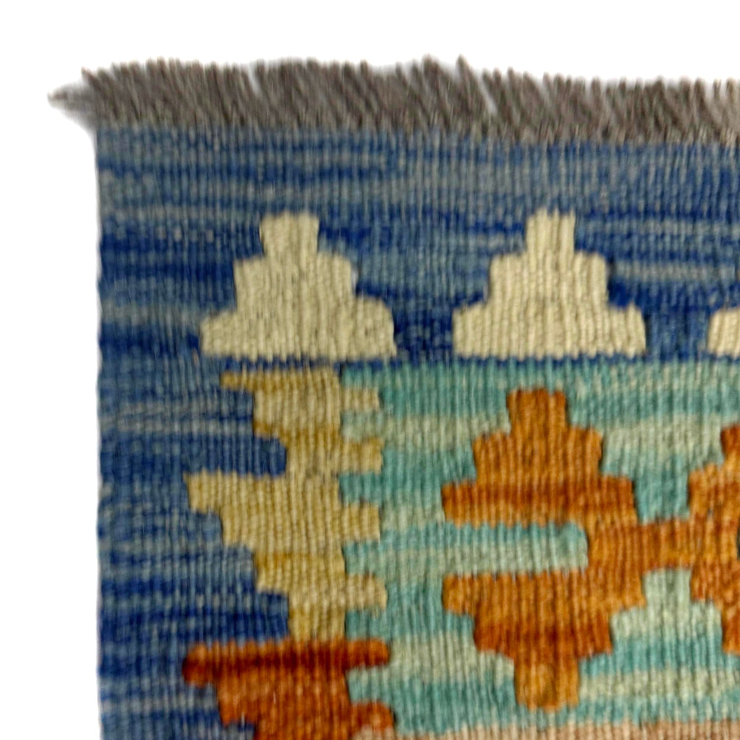Hand Made Afghan Kilim 5' 10" x 8' 2" ft / 178 x 248 cm - No. Y39316