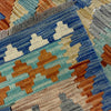 Hand Made Afghan Kilim 5' 10" x 8' 2" ft / 178 x 248 cm - No. Y39316