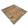 Handmade Vegetable Kilim 6' 0" x 7' 7" ft / 183 x 230 cm - No. Y39318