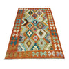 Handmade Afghan Vegetable Kilim 3' 11" x 6' 3" ft / 120 x 190 cm - No. Y39320