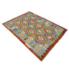 Hand Made Afghan Kilim 4' 1" x 6' 5" ft / 125 x 195 cm - No. Y39321