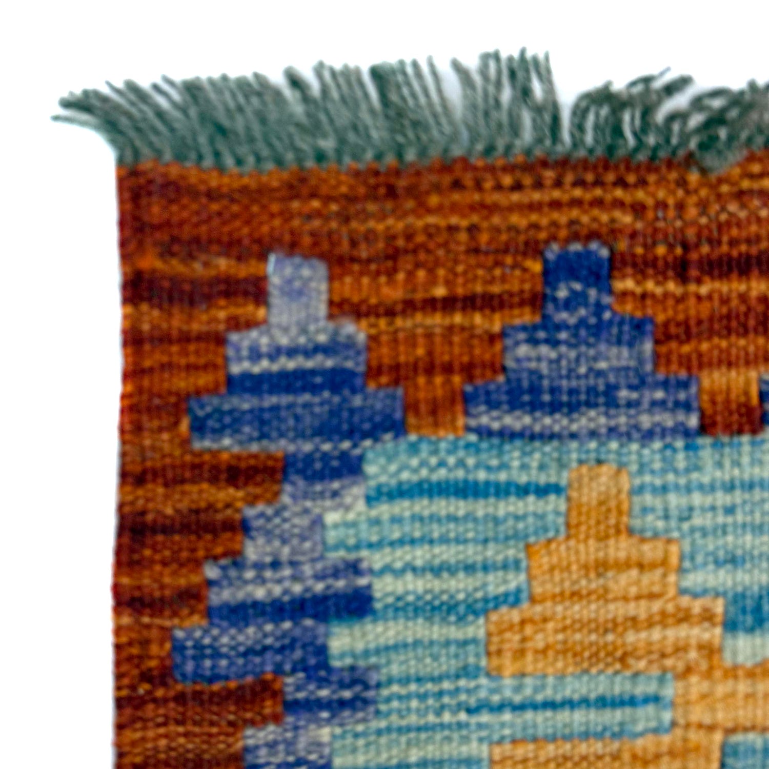 Hand Made Afghan Kilim 4' 1" x 6' 5" ft / 125 x 195 cm - No. Y39321
