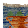 Multi Color ful Flat-Weave Wool Kilim 3' 11" x 6' 0" ft / 120 x 183 cm - No. Y39322