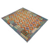 Hand Knotted Afghan Style Kilim 5' 10" x 7' 7" ft / 179 x 231 cm - No. Y39327