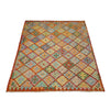 Hand Woven Wool Kelim 5' 9" x 8' 2" ft / 174 x 250 cm - No. Y39328