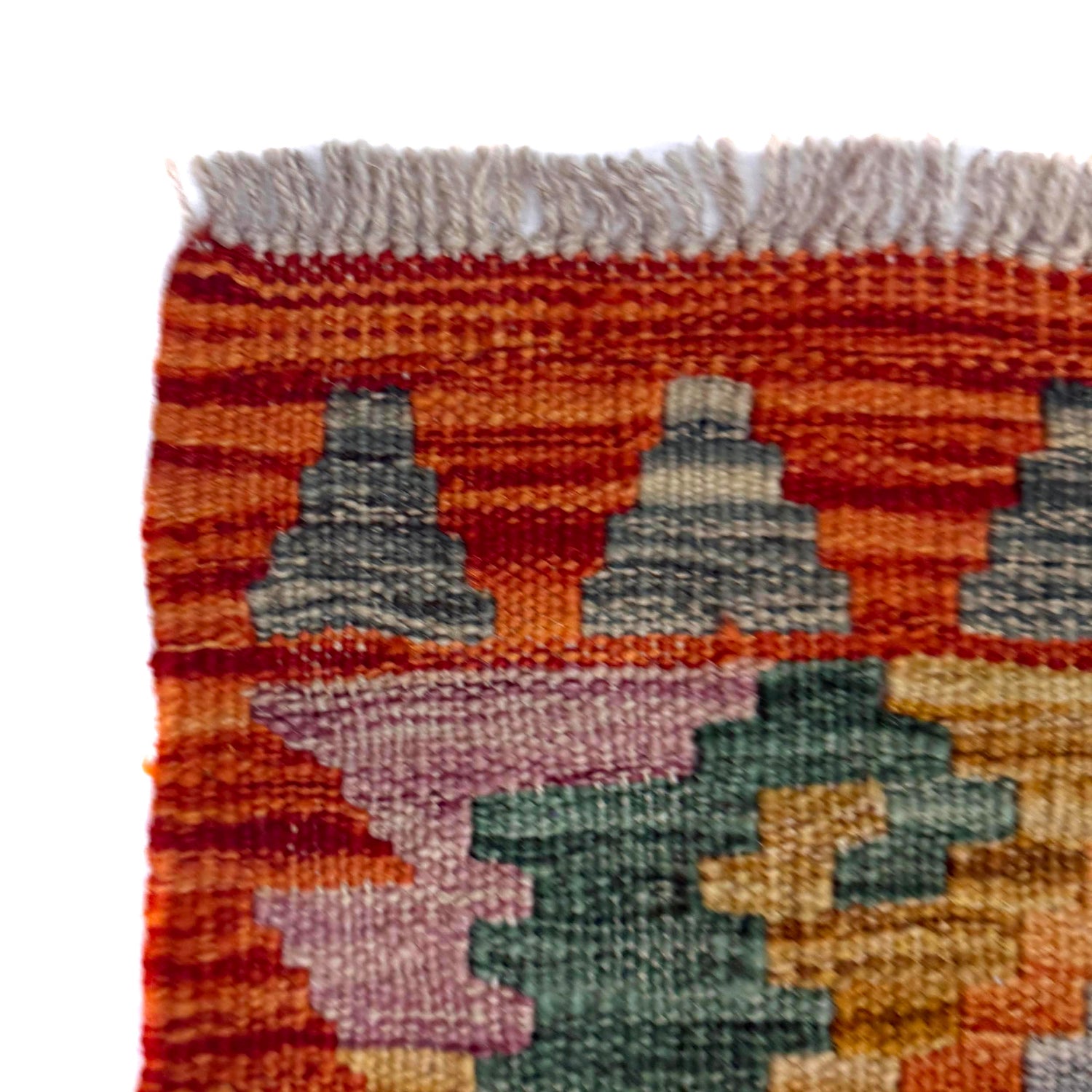 Hand Woven Wool Kelim 5' 9" x 8' 2" ft / 174 x 250 cm - No. Y39328