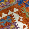 Handmade Turkish Design Wool Kilim 5' 8" x 7' 9" ft / 173 x 236 cm - No. Y39329