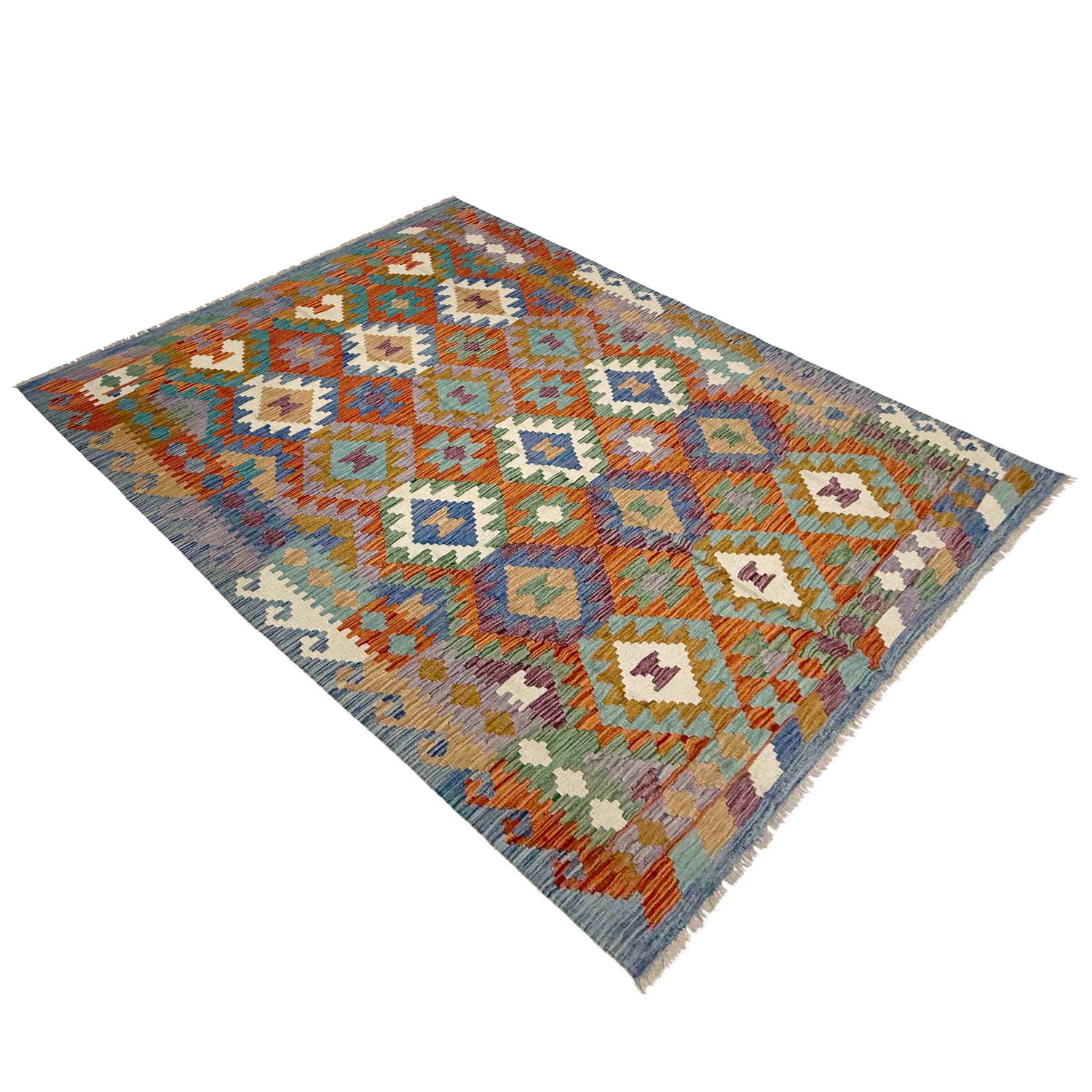 Medium Size Chobi Kilim 5' 8" x 8' 0" ft / 173 x 243 cm - No. Y39330