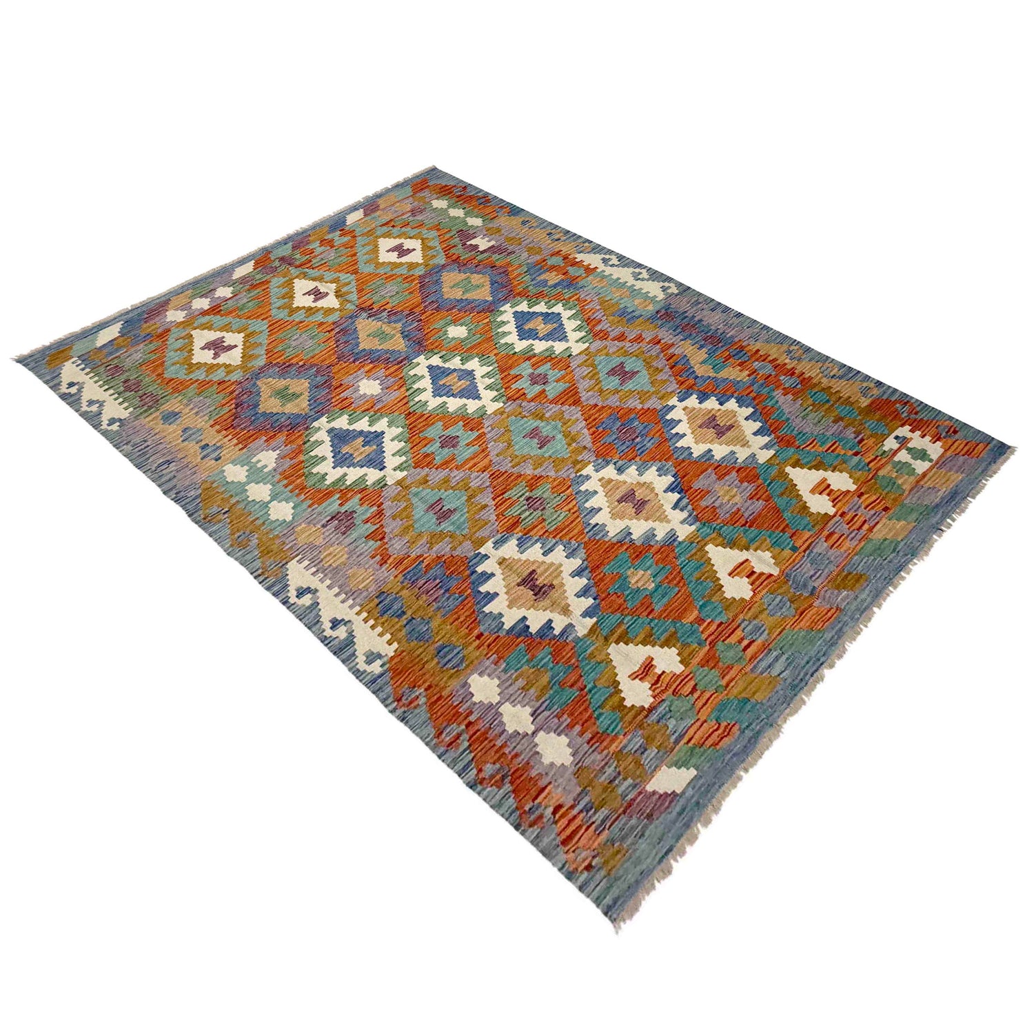 Medium Size Chobi Kilim 5' 8" x 8' 0" ft / 173 x 243 cm - No. Y39330