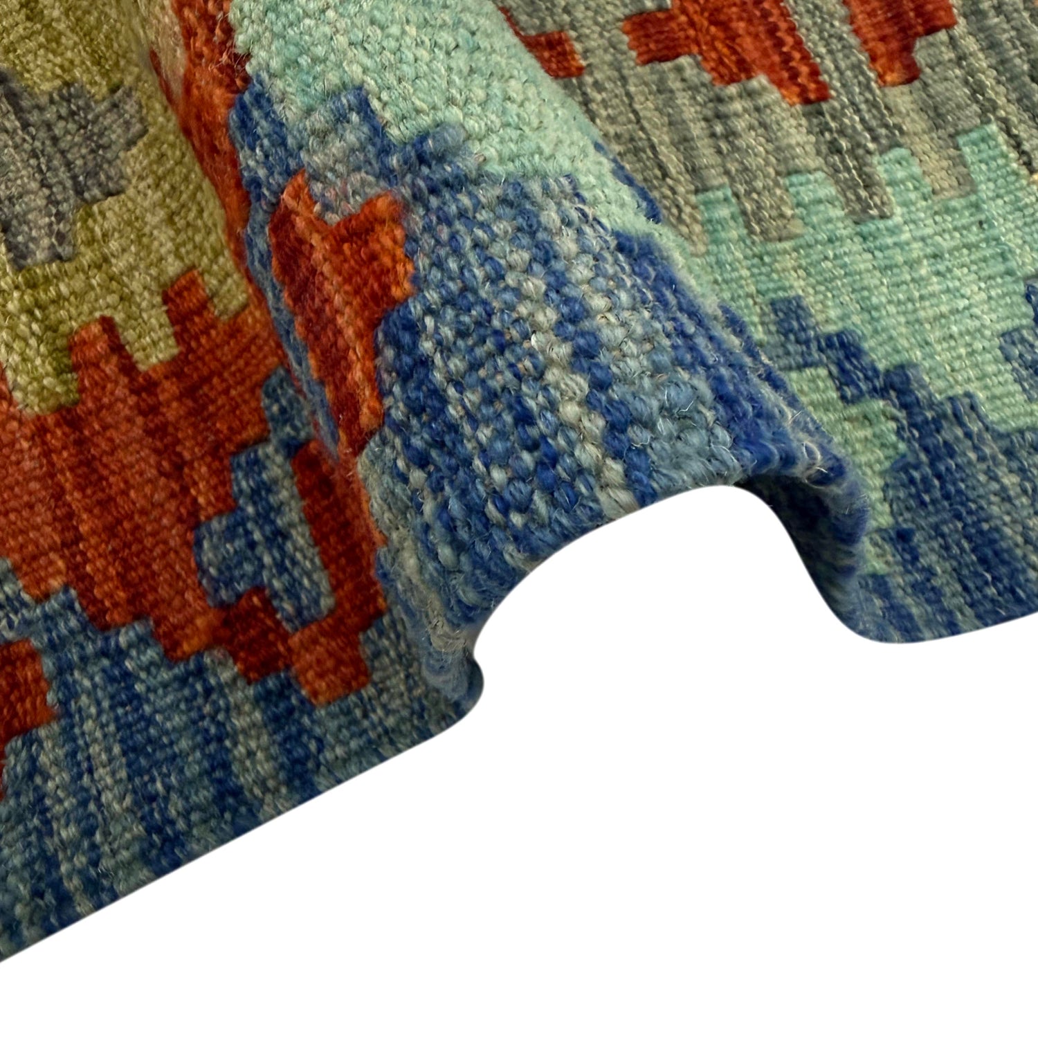Handmade Vegetable Kelim 6' 1" x 7' 9" ft / 185 x 235 cm - No. Y39334