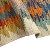 Hand Made Afghan Kilim 6' 1" x 8' 4" ft / 185 x 255 cm - No. Y39335