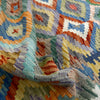 Hand Made Afghan Kilim 6' 1" x 8' 4" ft / 185 x 255 cm - No. Y39335