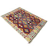 Hand Knotted Afghan Style Kilim 4' 5" x 6' 2" ft / 135 x 188 cm - No. Y39337