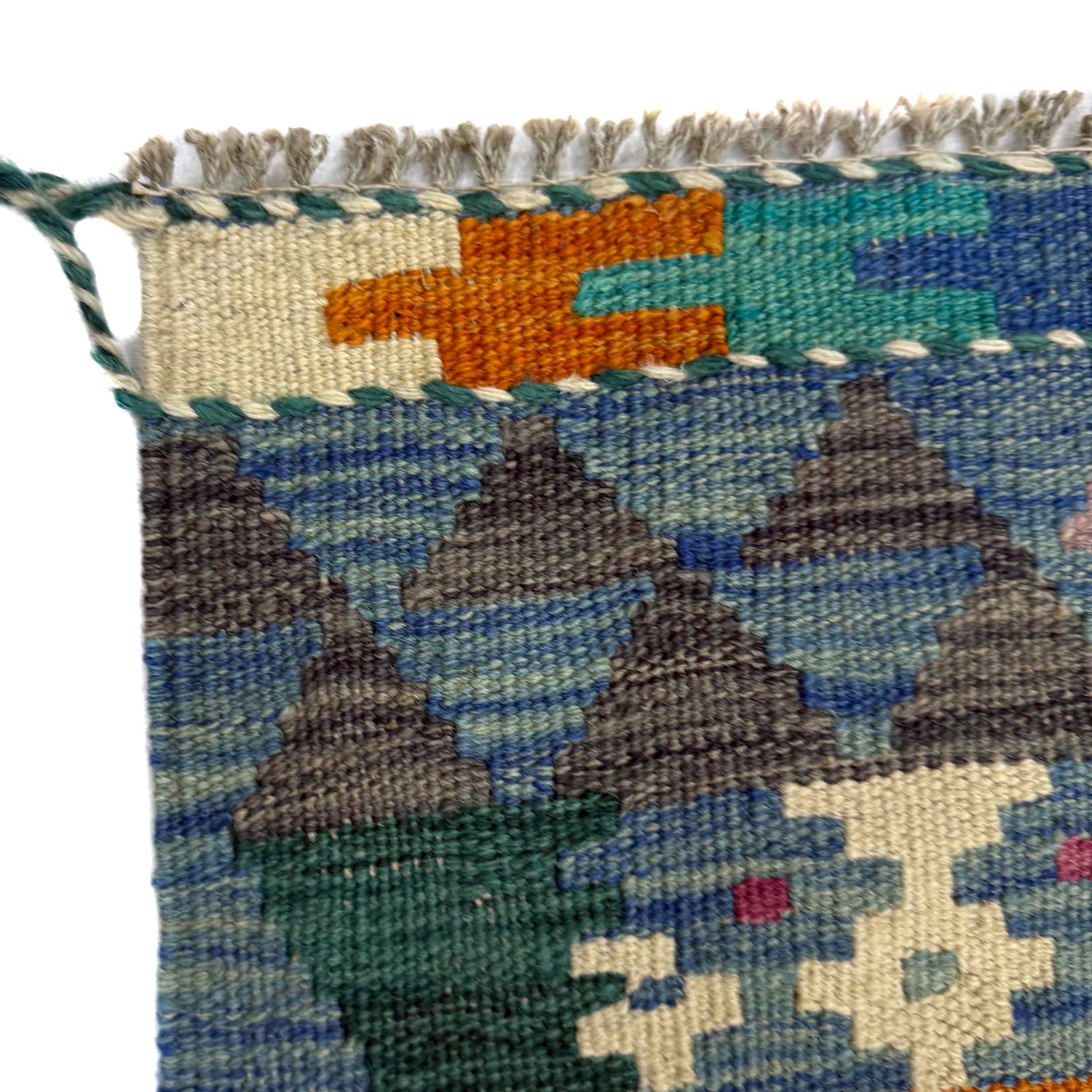 Hand Knotted Flatweave Kilim 4' 3" x 6' 3" ft / 130 x 191 cm - No. Y39345