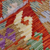 Handmade Afghan Vegetable Kilim 4' 2" x 5' 7" ft / 128 x 171 cm - No. Y39347