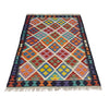 Handmade Vegetable Kelim 3' 5" x 5' 1" ft / 104 x 154 cm - No. Y39355