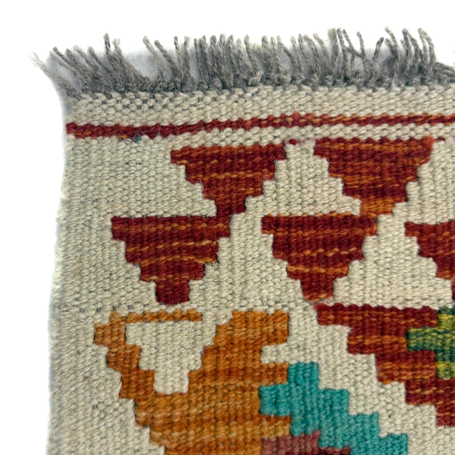 Hand Woven Wool Kelim 3' 0" x 4' 10" ft / 91 x 147 cm - No. Y39357