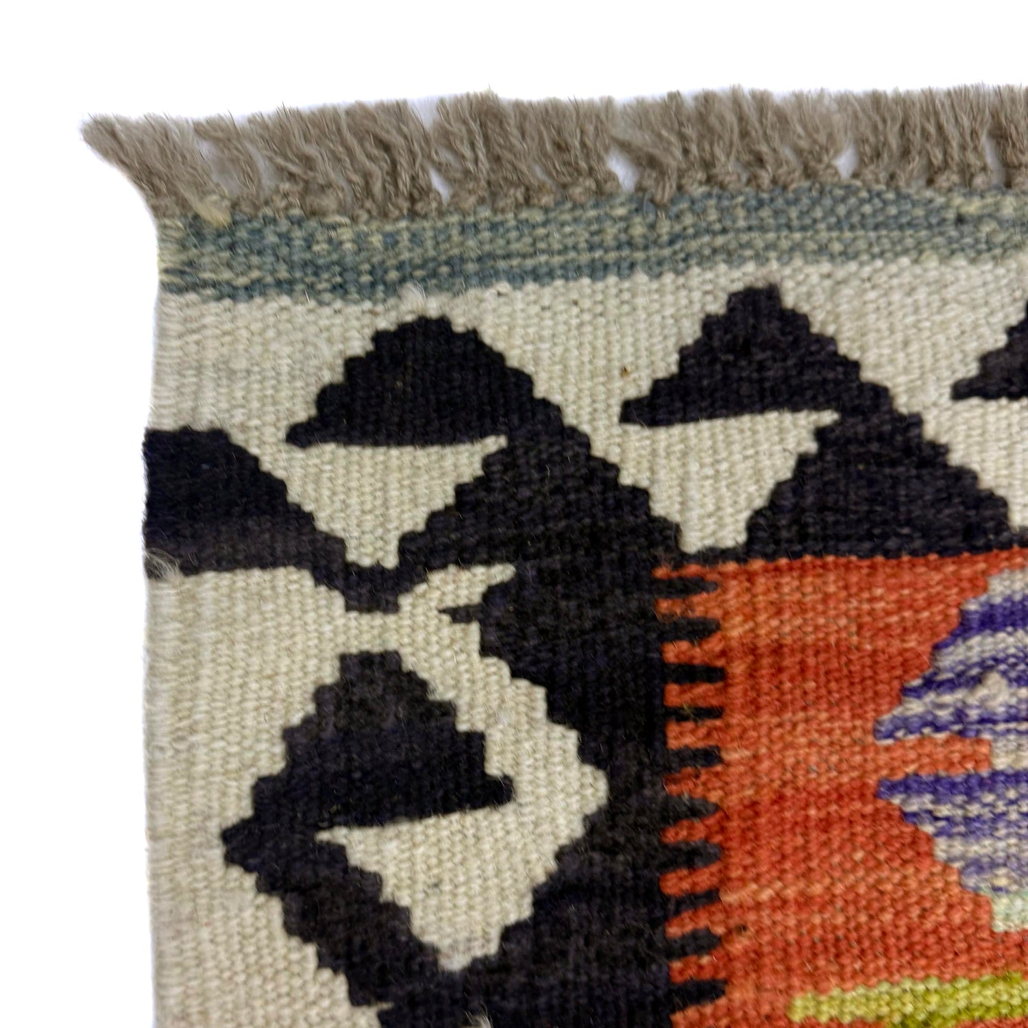 Hand Made Afghan Kilim 3' 3" x 4' 10" ft / 100 x 148 cm - No. Y39358