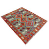 Handmade Turkish Design Wool Kilim 3' 9" x 4' 11" ft / 114 x 149 cm - No. Y39361