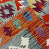 Handmade Turkish Design Wool Kilim 3' 9" x 4' 11" ft / 114 x 149 cm - No. Y39361