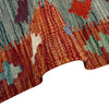 Handmade Turkish Design Wool Kilim 3' 9" x 4' 11" ft / 114 x 149 cm - No. Y39361