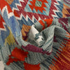 Handmade Turkish Design Wool Kilim 3' 9" x 4' 11" ft / 114 x 149 cm - No. Y39361