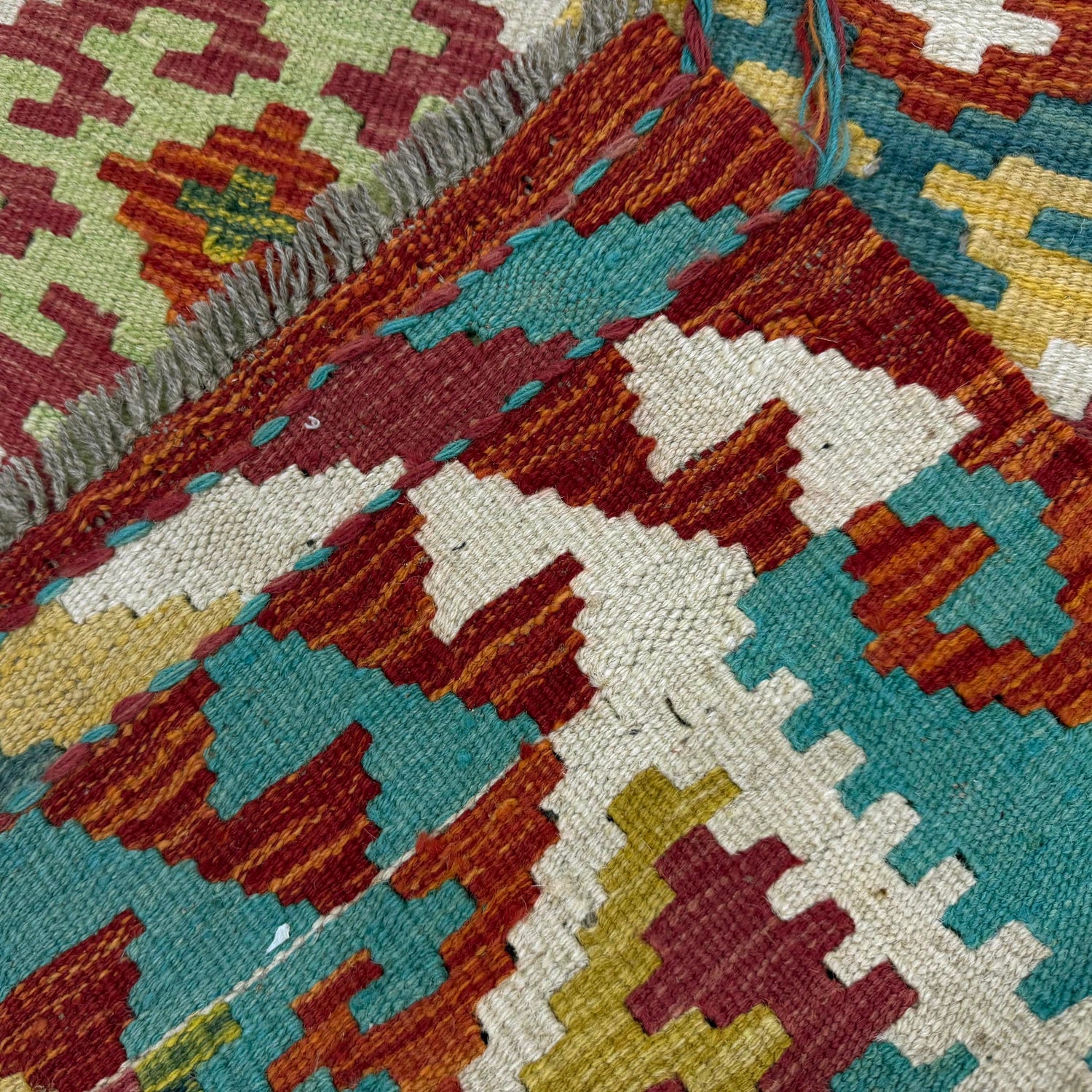 Small Size Chobi Kilim 3' 3" x 4' 9" ft / 100 x 146 cm - No. Y39362