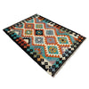 Multi Color ful Flat-Weave Wool Kilim 3' 3" x 5' 0" ft / 99 x 153 cm - No. Y39363