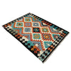 Multi Color ful Flat-Weave Wool Kilim 3' 3" x 5' 0" ft / 99 x 153 cm - No. Y39363