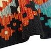Multi Color ful Flat-Weave Wool Kilim 3' 3" x 5' 0" ft / 99 x 153 cm - No. Y39363