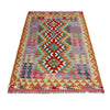 Handmade Vegetable Kelim 3' 0" x 4' 11" ft / 92 x 150 cm - No. Y39373