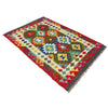 Hand Knotted Afghan Style Kilim 3' 5" x 5' 3" ft / 103 x 161 cm - No. Y39375