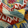 Hand Woven Wool Kelim 2' 7" x 4' 3" ft / 80 x 130 cm - No. Y39376
