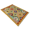 Hand Woven Wool Kelim 2' 10" x 4' 2" ft / 87 x 127 cm - No. Y39377