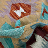 Hand Woven Wool Kelim 2' 10" x 4' 2" ft / 87 x 127 cm - No. Y39377