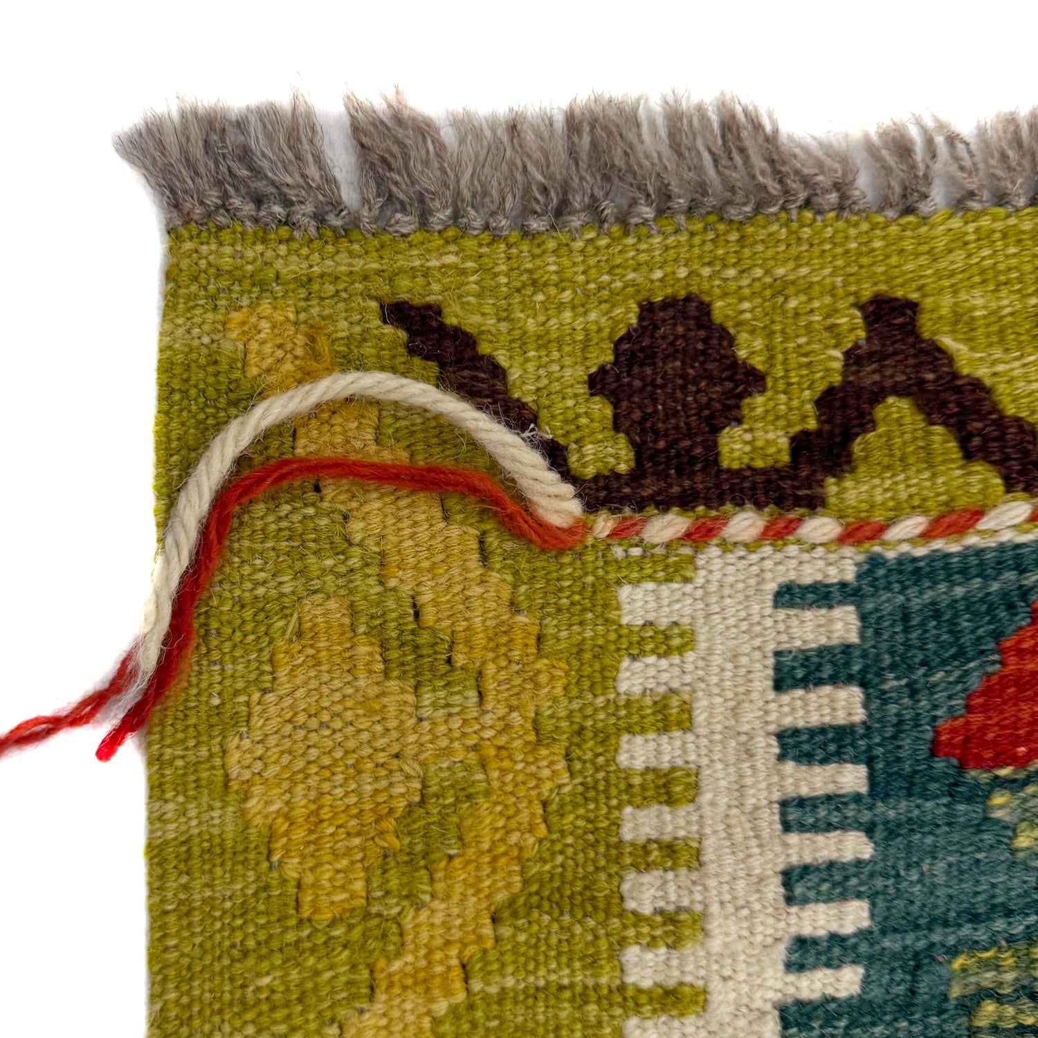 Handmade Turkish Design Wool Kilim 2' 11" x 4' 3" ft / 89 x 129 cm - No. Y39378