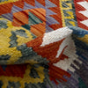 Handmade Turkish Design Wool Kilim 2' 11" x 4' 3" ft / 89 x 129 cm - No. Y39378